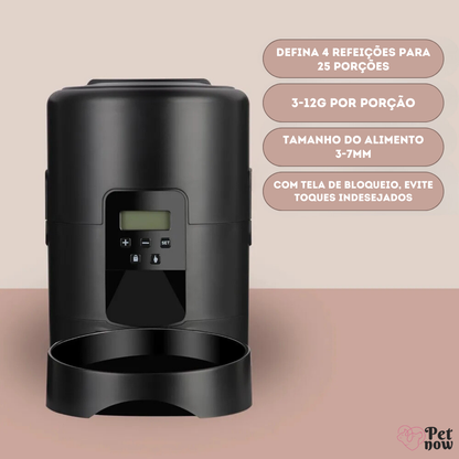 Comedouro Automático Inteligente 2L - Controle Manual ou Wi-Fi