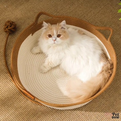 Cama Ninho para Gatos de Algodão e Sisal