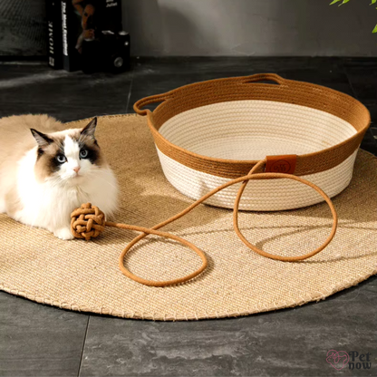 Cama Ninho para Gatos de Algodão e Sisal