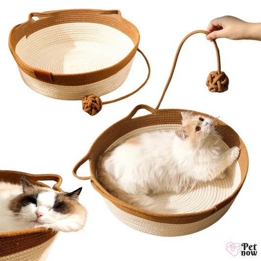 Cama Ninho para Gatos de Algodão e Sisal