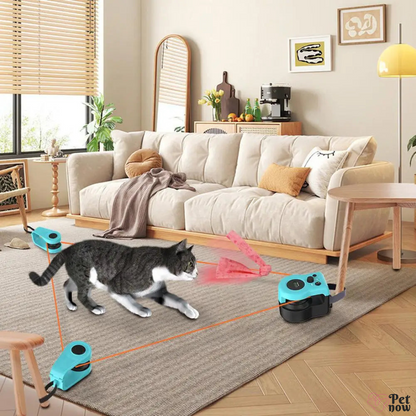 Brinquedo Interativo Movimento de Exercício para Gatos com Controle Remoto