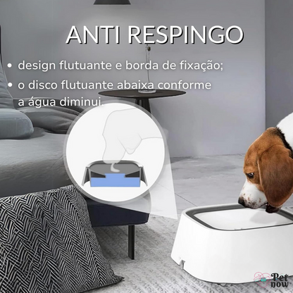 Bebedouro Automático Sistema Anti-Respingo 1L da Petyc