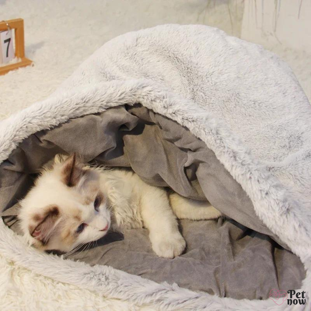 Cama Tipo Saquinho de Dormir para Pets - Conforto e Aconchego para Todas as Estações