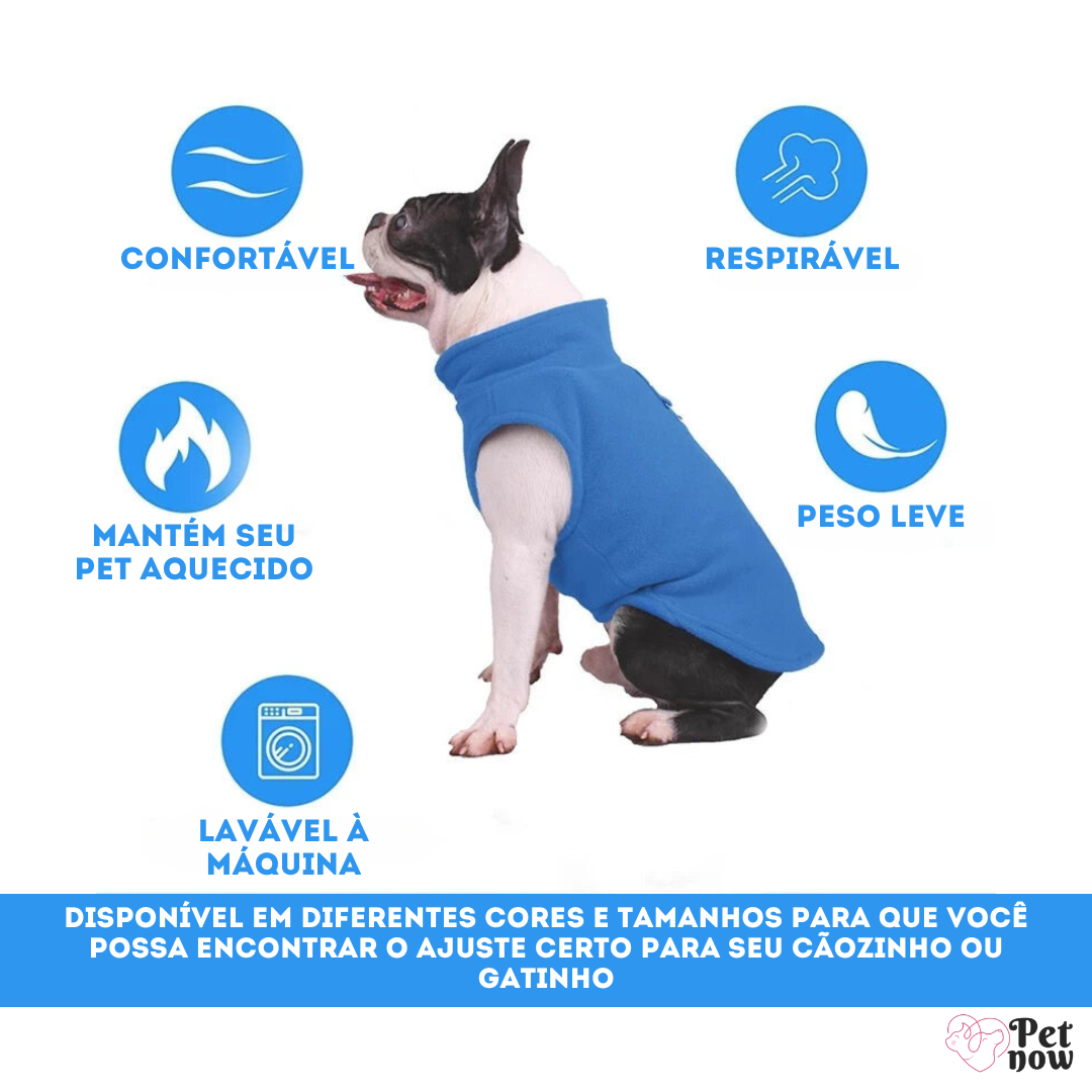 Colete Soft de Lã Quentinho para Pets