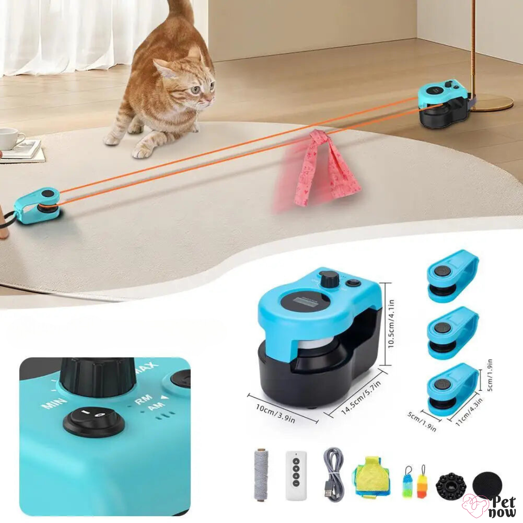 Brinquedo Interativo Movimento de Exercício para Gatos com Controle Remoto