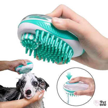 Escova de Banho de Silicone para Pets