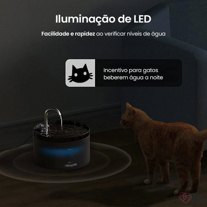 Bebedouro Automático com Filtragem Newpet USB Silencioso para Pets