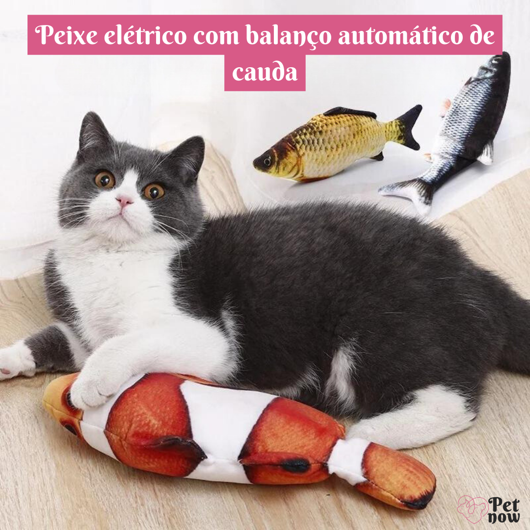 Brinquedo Elétrico Crazy Fish O Peixe Fora D'água